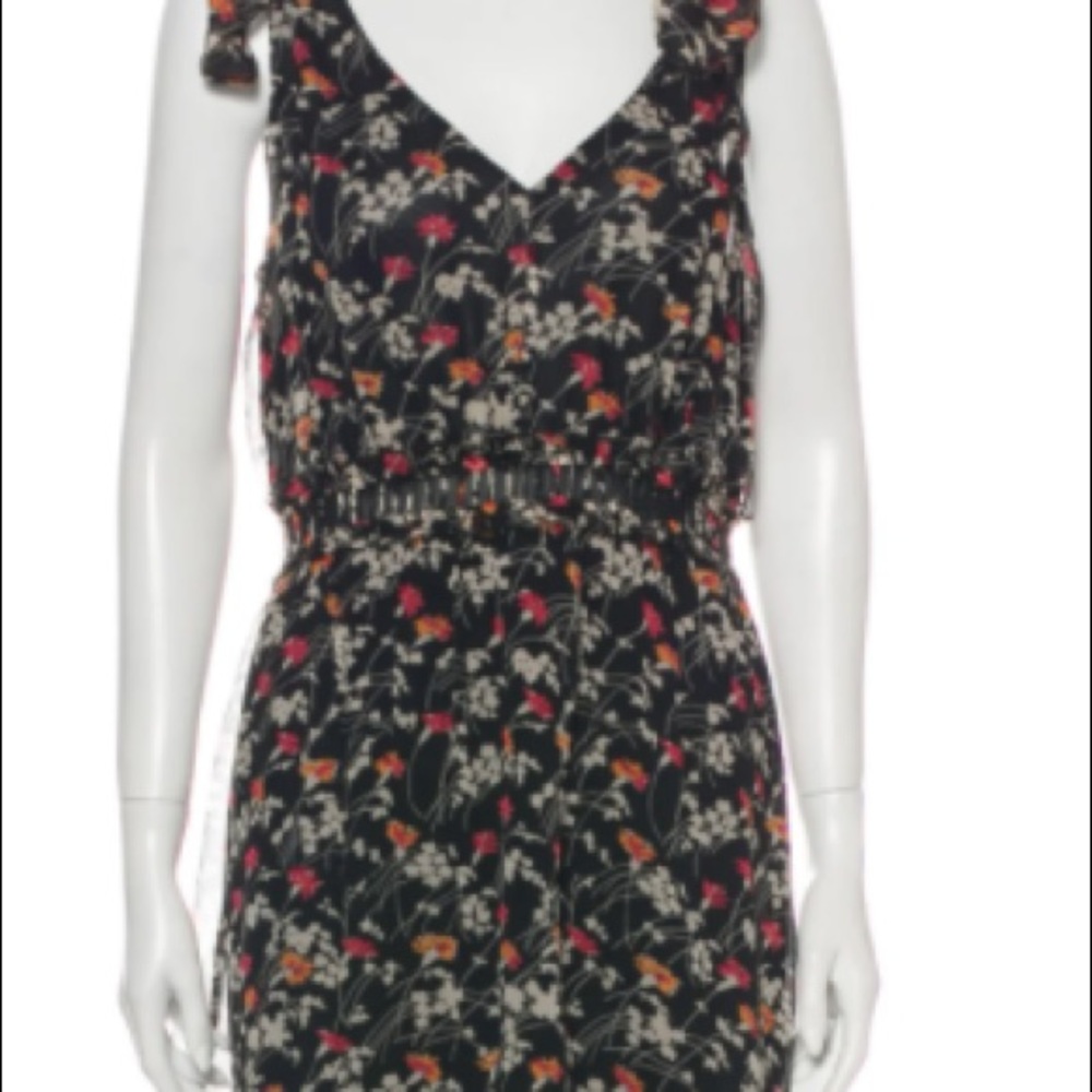 NWT Joie Silk A-Line Dress with floral print (M, US 6)